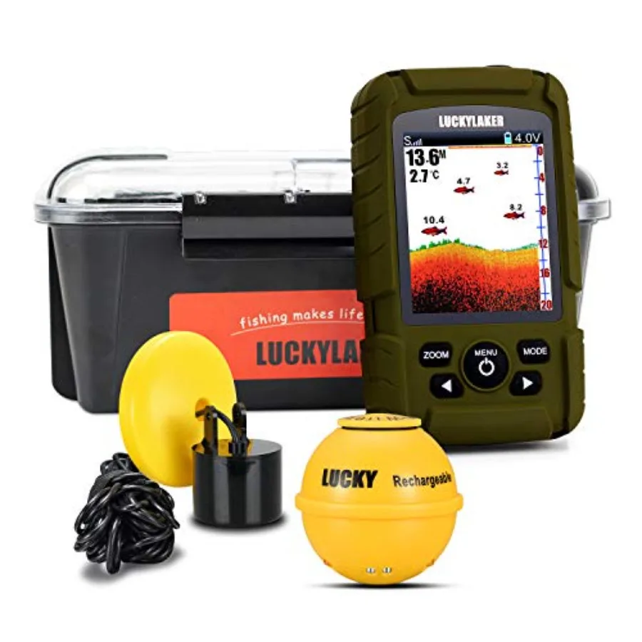 Fish Finder Transducer - Ice fishing, sea fishing, kayak: wireless