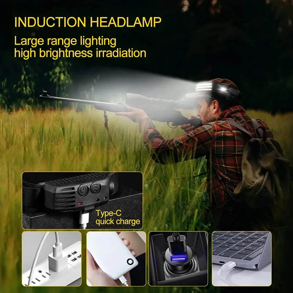 Rechargeable COB LED Induction - Fish Finder Battery reseña y precio