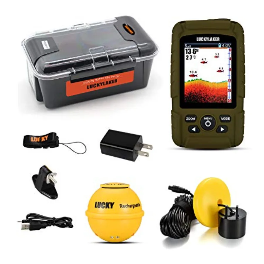 Ice fishing, sea fishing, kaya - Fish Finder Transducer reseña y precio