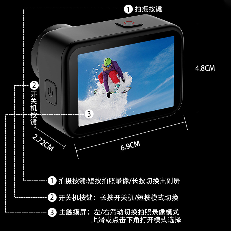 New V11 5K High Definition Dua - Underwater Camera reseña y precio