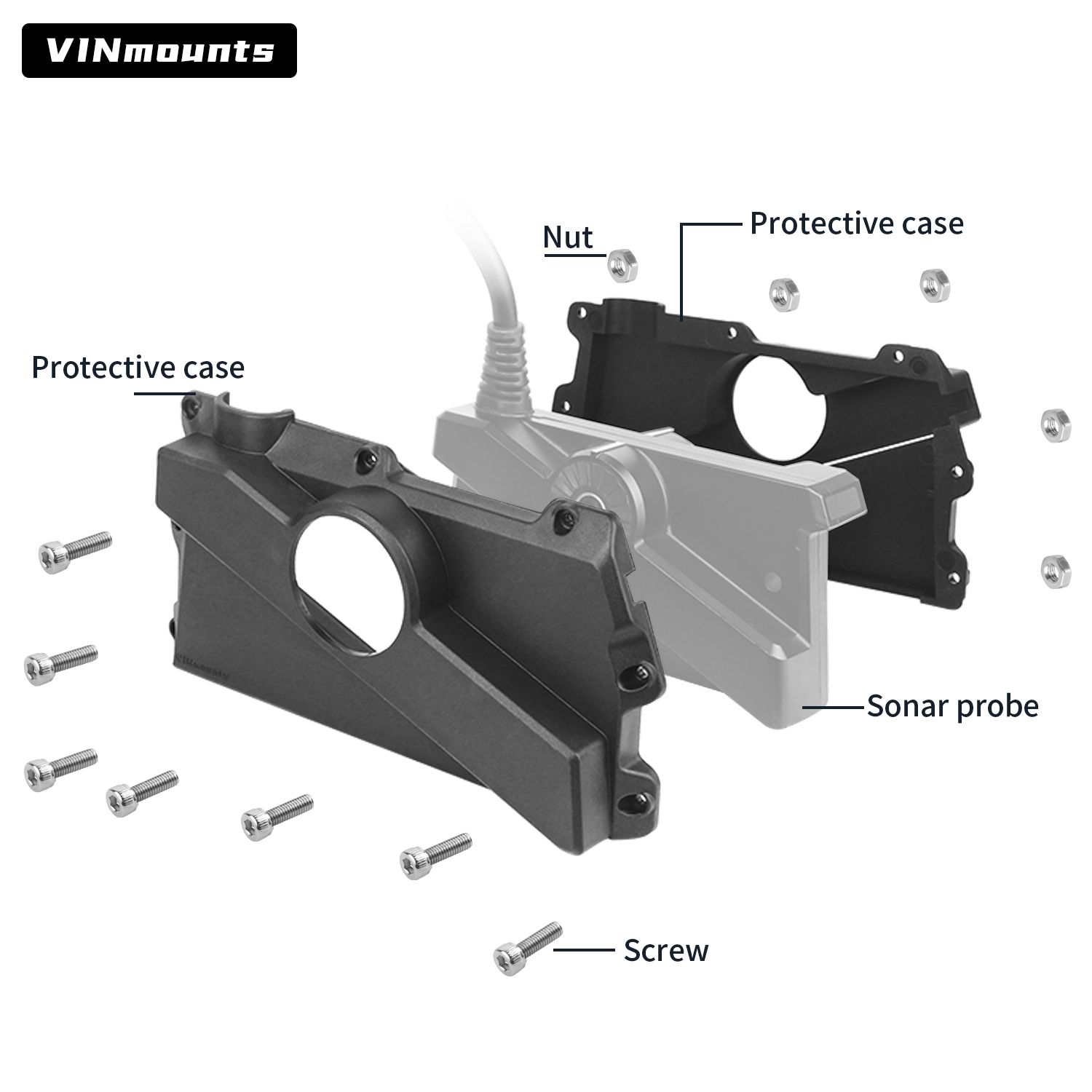 VIN Mounts Garmin LVS34 LiveSc - Fish Finder Mount reseña y precio