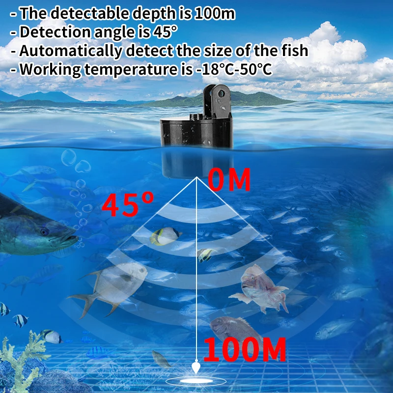 Alarm 100M Portable Sonar Fish - Fish Finder Cable reseña y precio