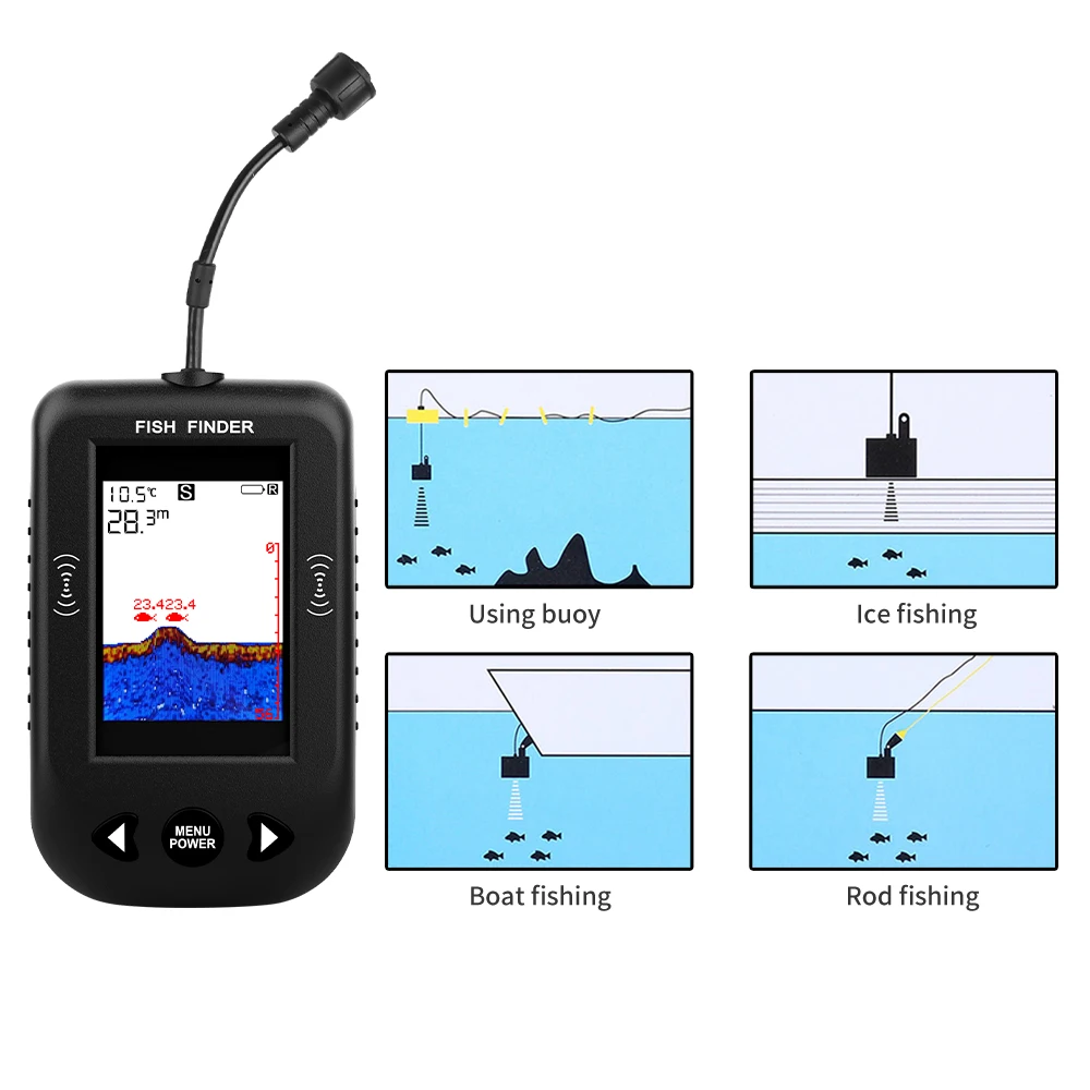 Alarm 100M Portable Sonar Fish - Fish Finder Cable reseña y precio