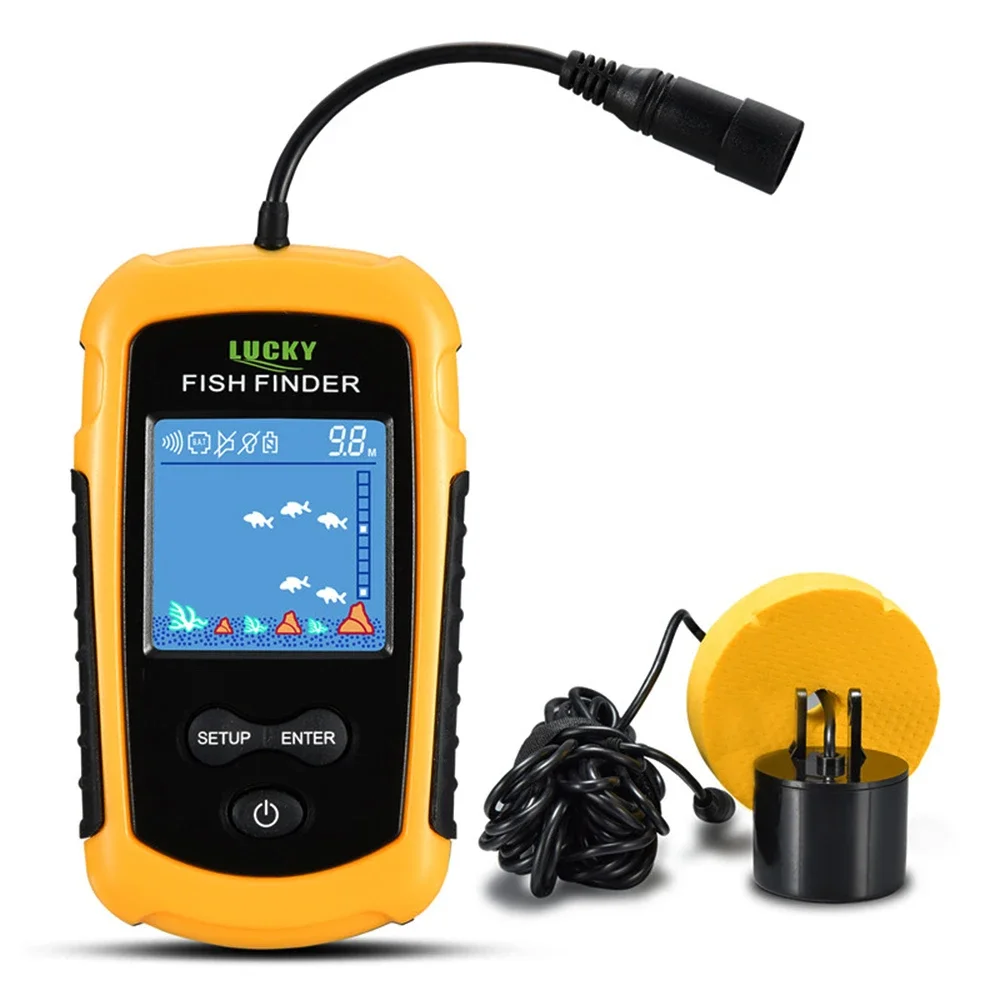 Lucky LCD Color Screen Portabl - Fish Finder Cable reseña y precio