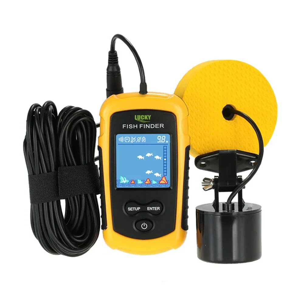 Lucky LCD Color Screen Portabl - Fish Finder Cable reseña y precio