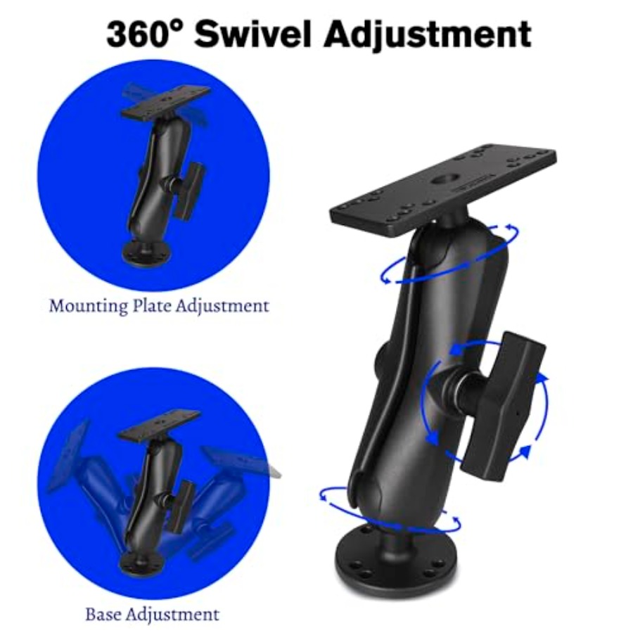 Kayak/boat fish finder mount:  - Fish Finder Mount reseña y precio
