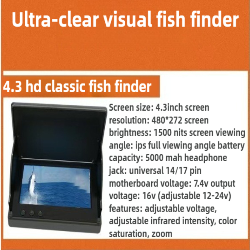 4.3/5 Inch Sunlight Readable I - Fishing Camera reseña y precio