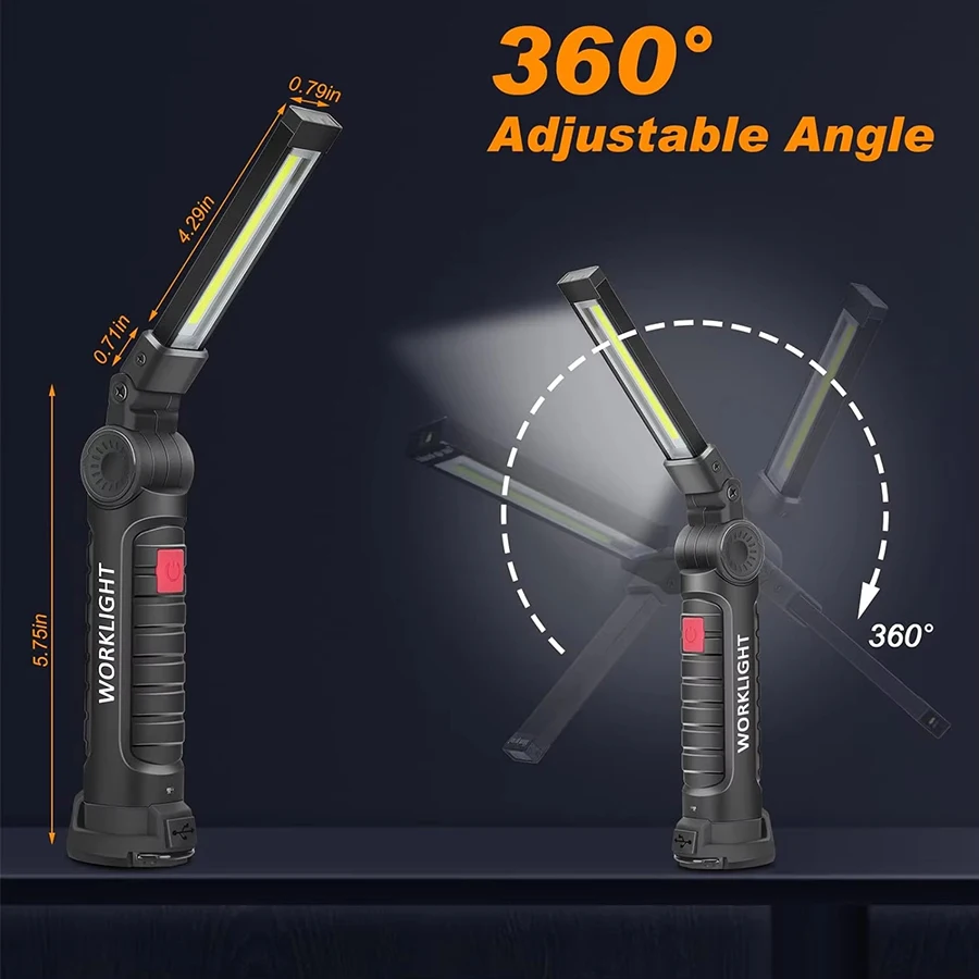 Rechargeable Magnetic Work Lig - Fishing Light reseña y precio
