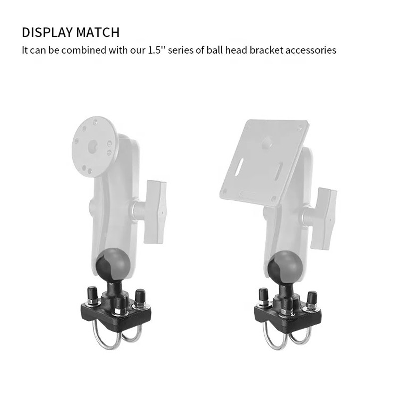 Aluminum Double U-Bolt Mount f - Fish Finder Mount reseña y precio