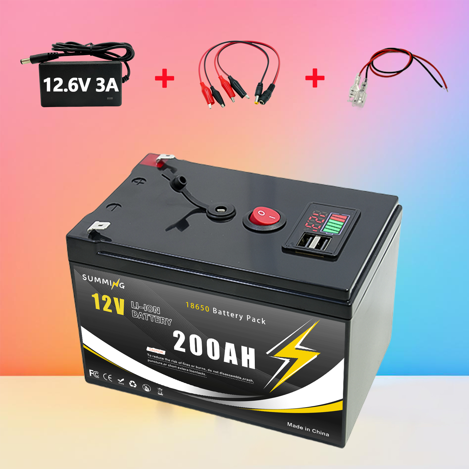 12V 200Ah Lithium  LiFeP04 Bat - Fish Finder Charger reseña y precio