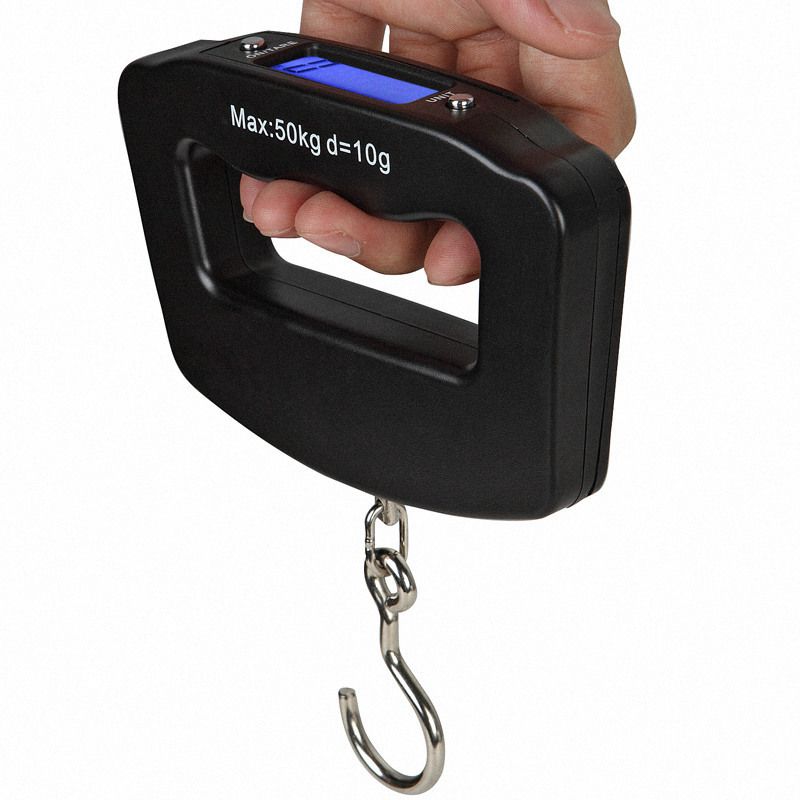 50kg Digital Fishing Scale Han - Fish Finder Battery reseña y precio