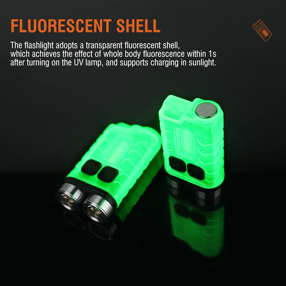 V3 EDC Flashlight Mini Keychai - Fishing Light reseña y precio