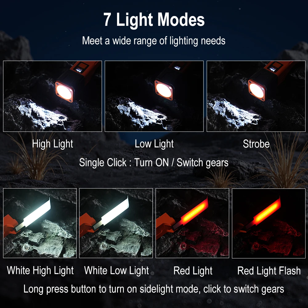 BORUiT 300LM LED Work Light Zo - Fishing Light reseña y precio