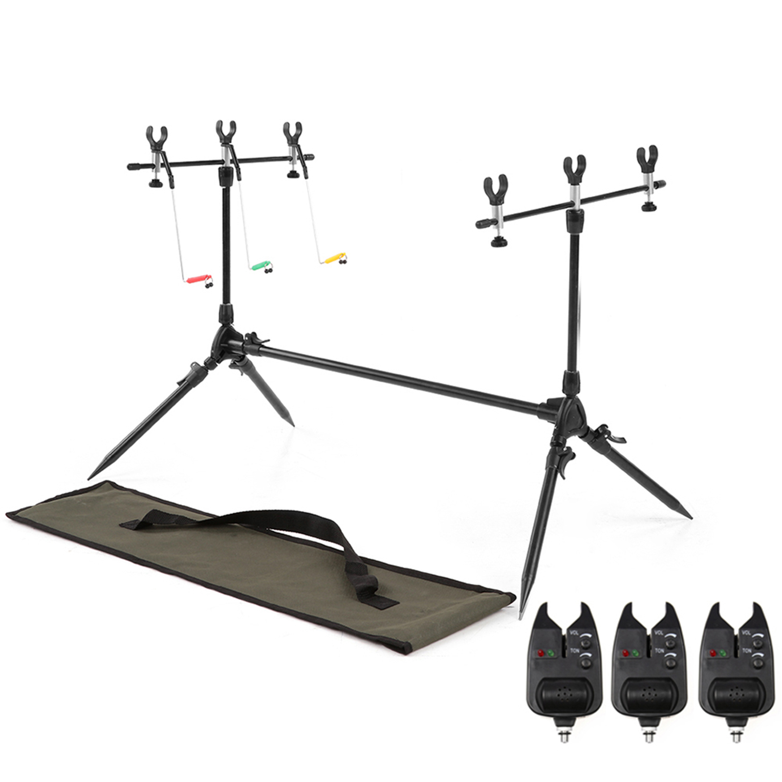 Lixada 3-in-1 Fishing Rod Pod  - Bite Indicator reseña y precio