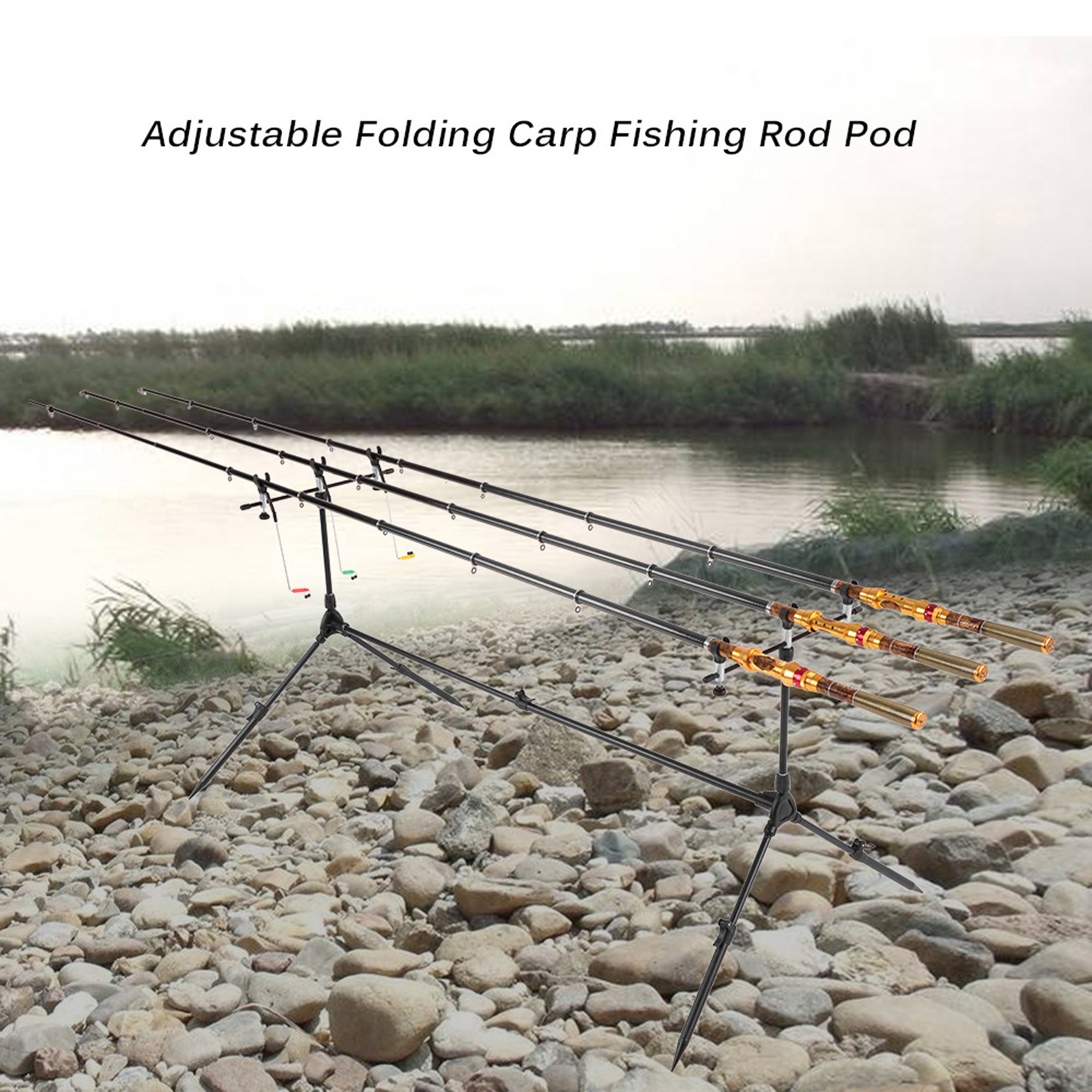 Lixada 3-in-1 Fishing Rod Pod  - Bite Indicator reseña y precio