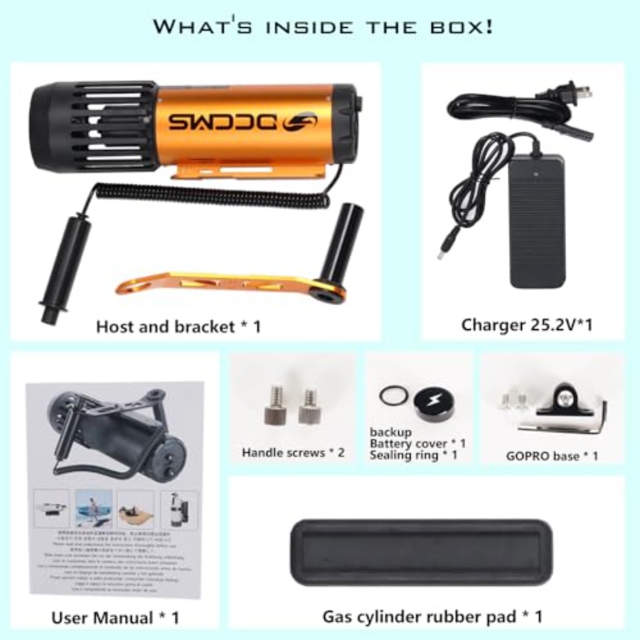 Underwater scooter for surfing - Underwater Camera reseña y precio