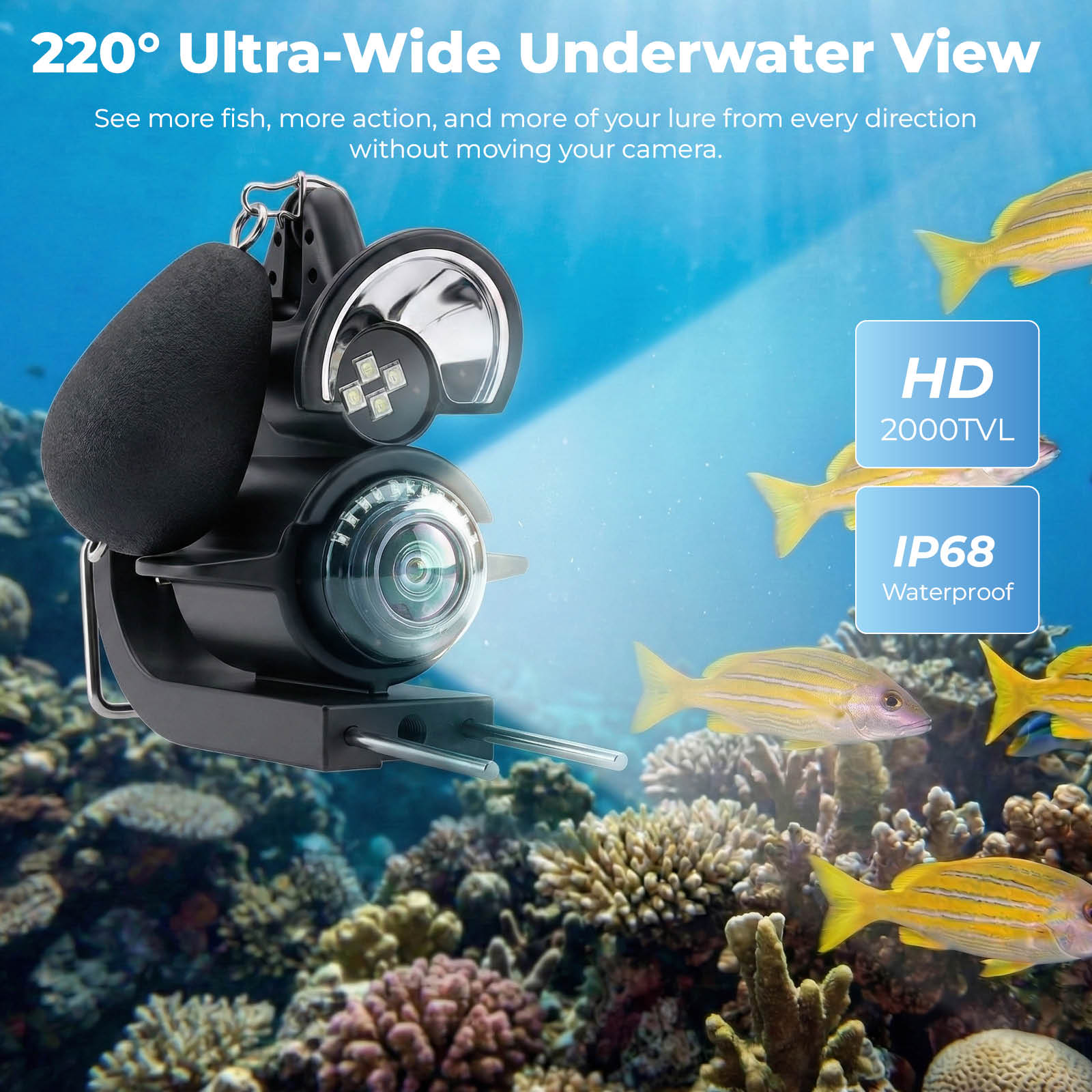 Portable Underwater Visual Fis - Fish Finder Portable reseña y precio