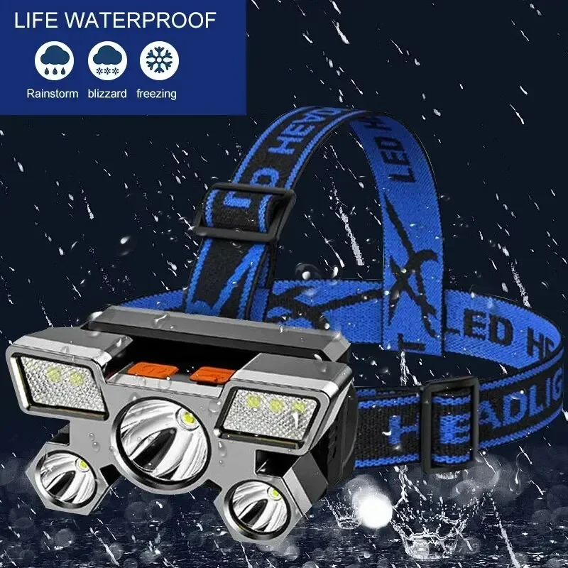 USB Rechargeable Headlamp Port - Fish Finder Battery reseña y precio