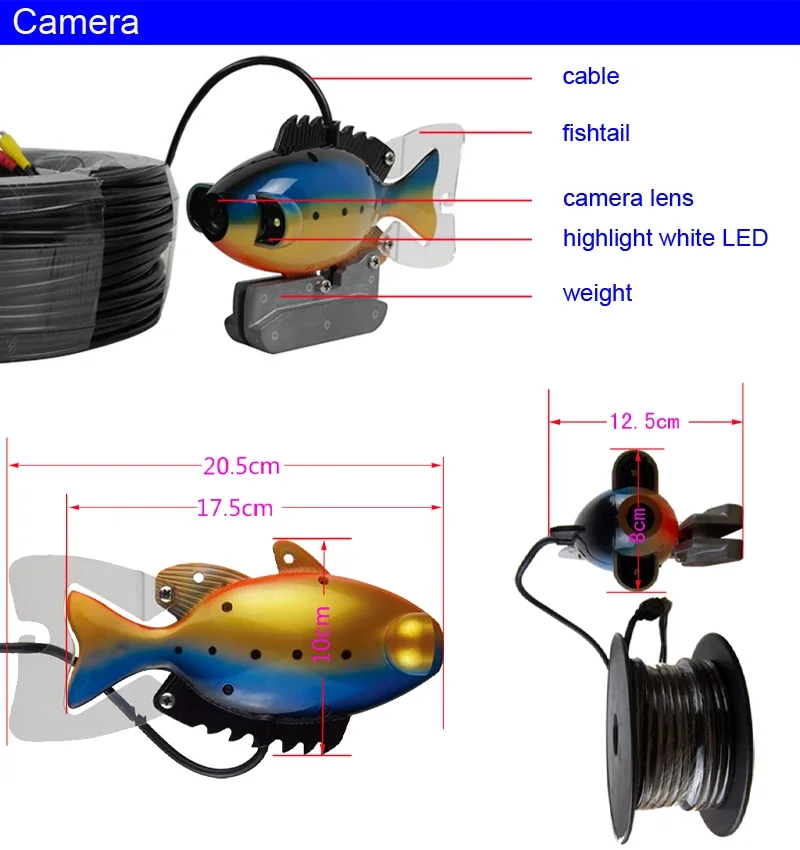 SY801 Full Waterproof Underwat - Fish Finder Portable reseña y precio