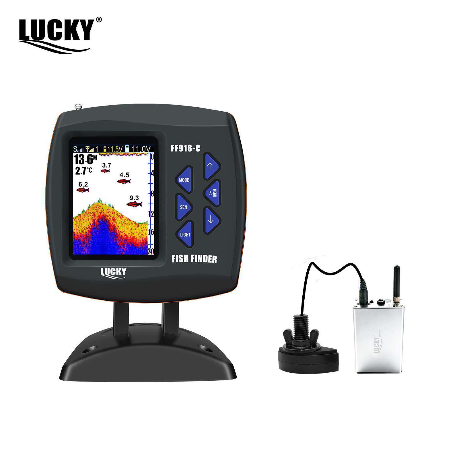 Lucky FF918 Wireless Remote Co - Fish Finder Cable reseña y precio