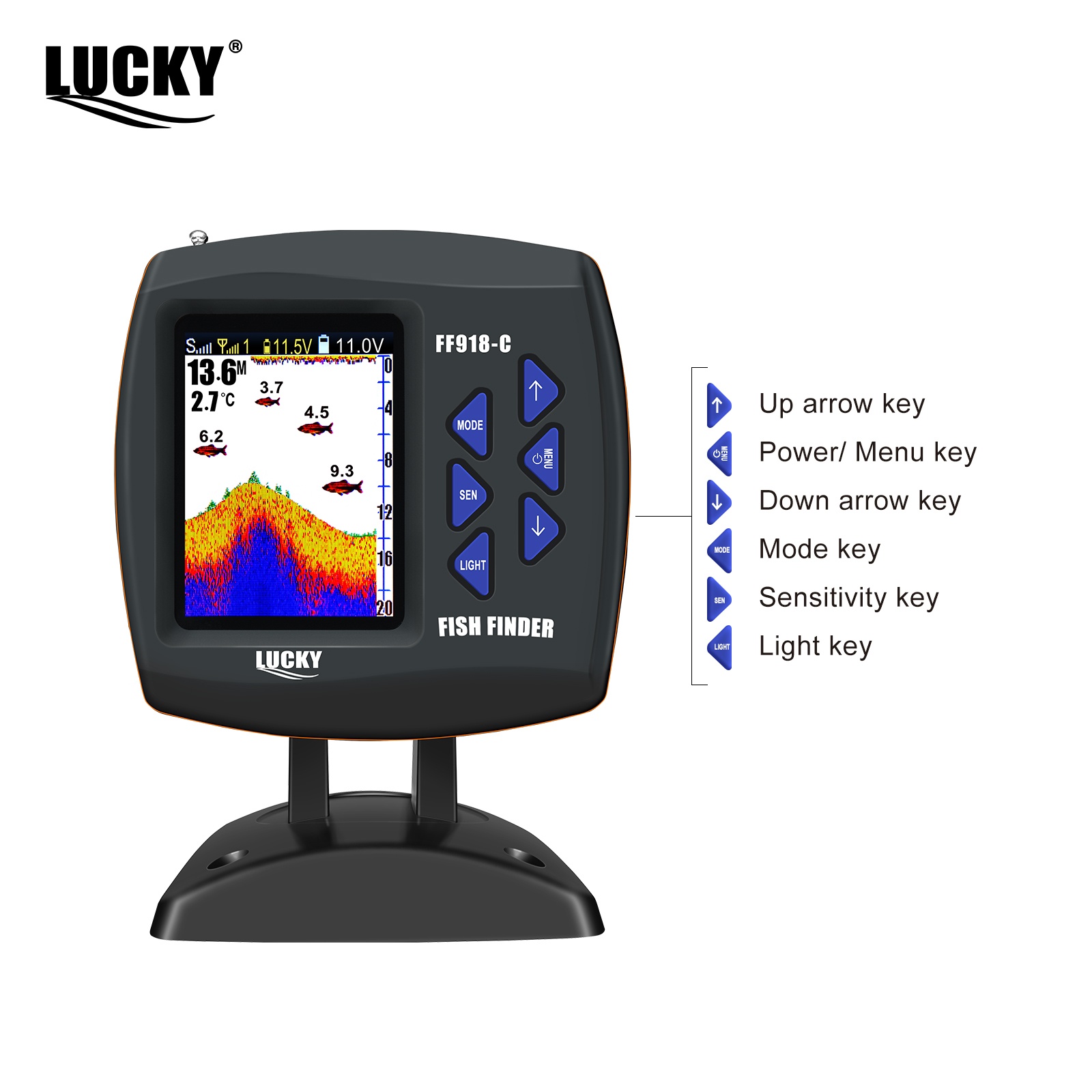 Lucky FF918 Wireless Remote Co - Fish Finder Cable reseña y precio
