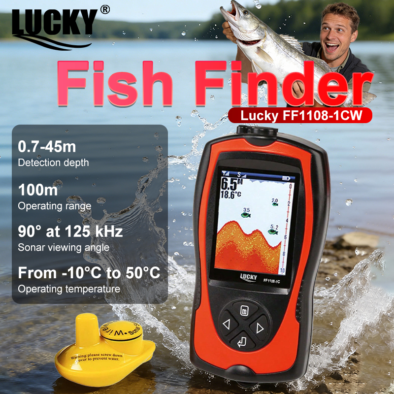 LUCKY FF1108-1CW Fish Finder F - Fish Finder Portable reseña y precio