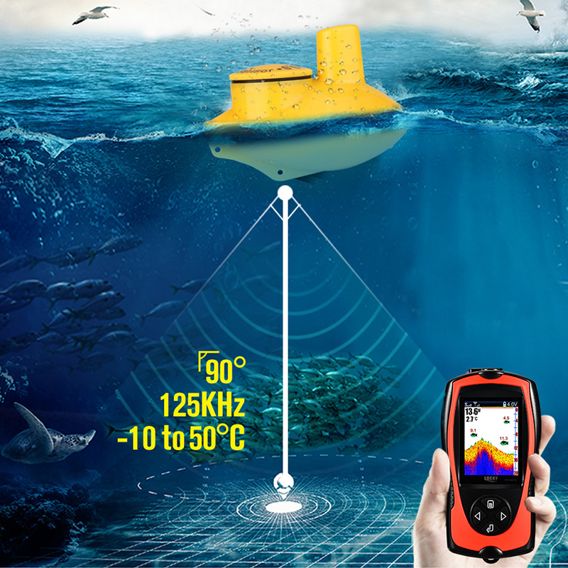 LUCKY FF1108-1CW Fish Finder F - Fish Finder Portable reseña y precio