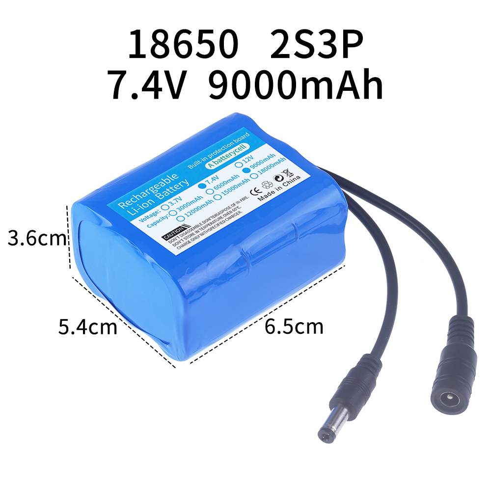 7.4V battery 3000mah/6000mah/9 - Fish Finder Charger reseña y precio