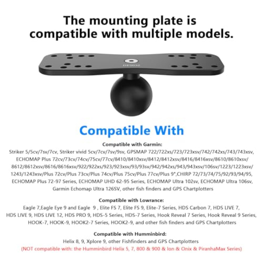 Aluminum Alloy Fish Finder Mou - Fish Finder Mount reseña y precio