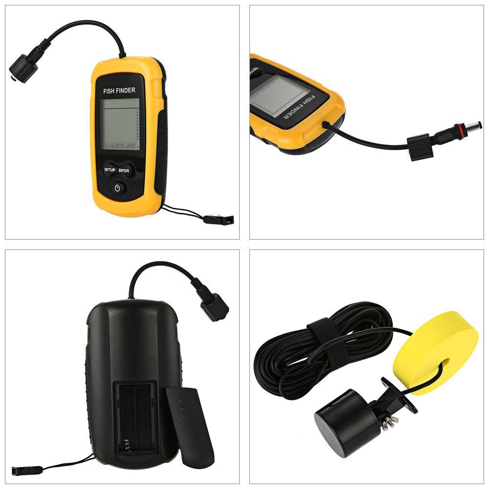Alarm 100M Portable Sonar Fish - Fish Finder Transducer reseña y precio