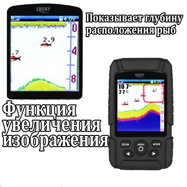 Lucky FF718LiC 2-in-1 Colored  - Fish Finder Cable reseña y precio