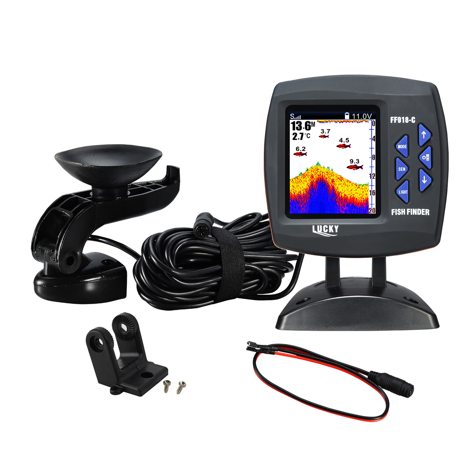 Fish Finder Wireless Sonar Sen - Fish Finder Transducer reseña y precio