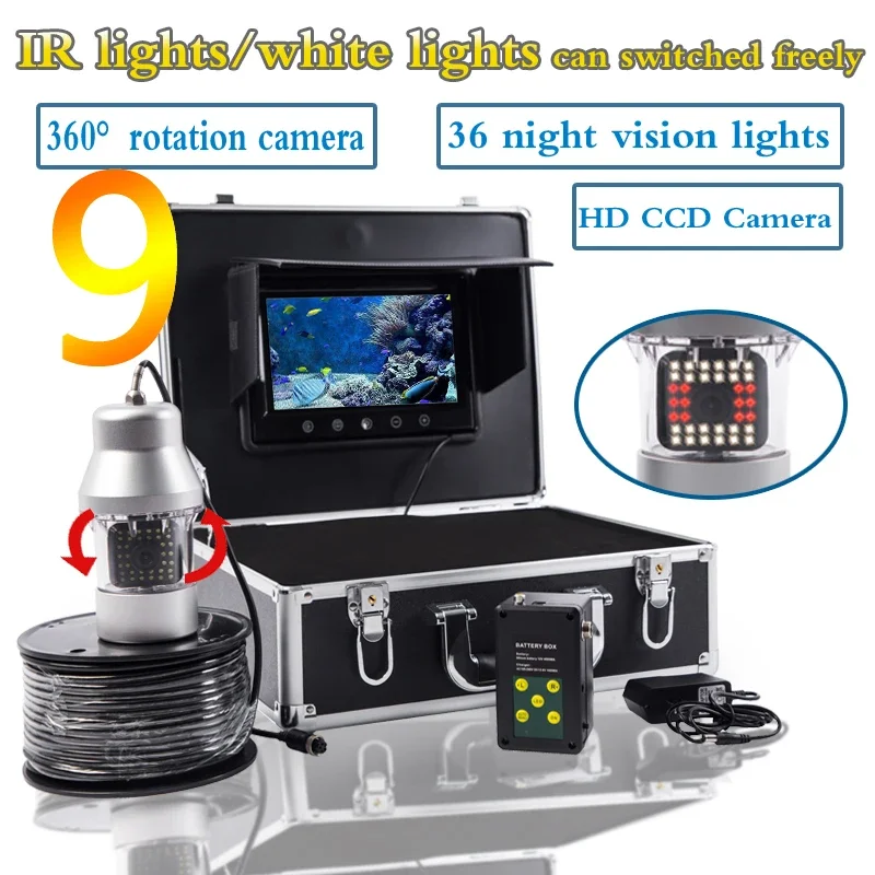 Fish finder F08A 9inch Underwa - Fishing Camera reseña y precio