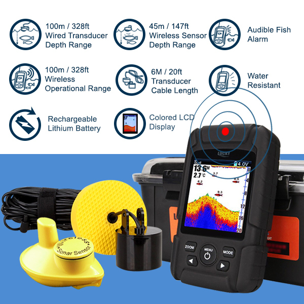 FF718LiC 2-in-1 LUCKY Fishfind - Fish Finder Cable reseña y precio
