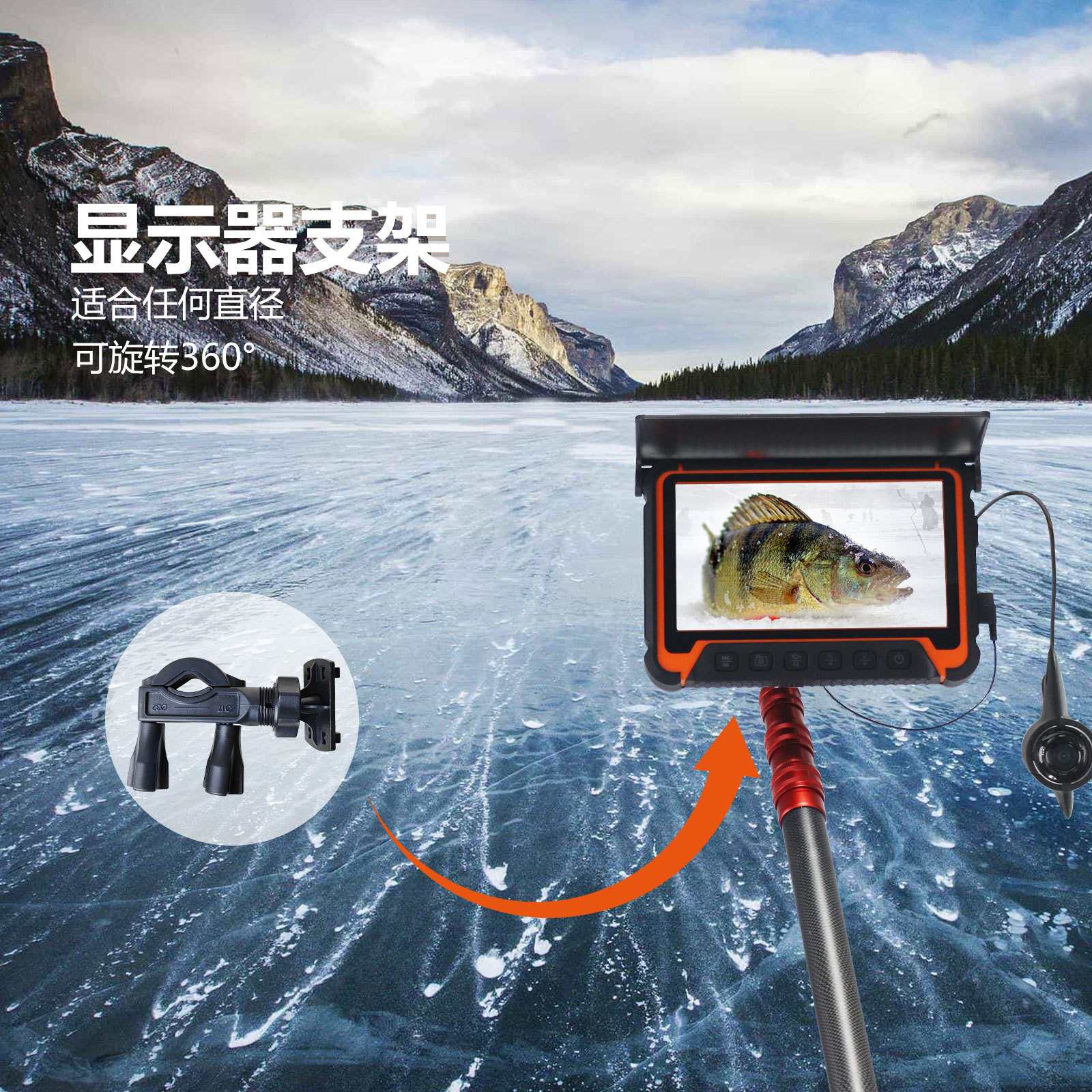 5Inch IPS Screen Underwater 15 - Fishing Camera reseña y precio