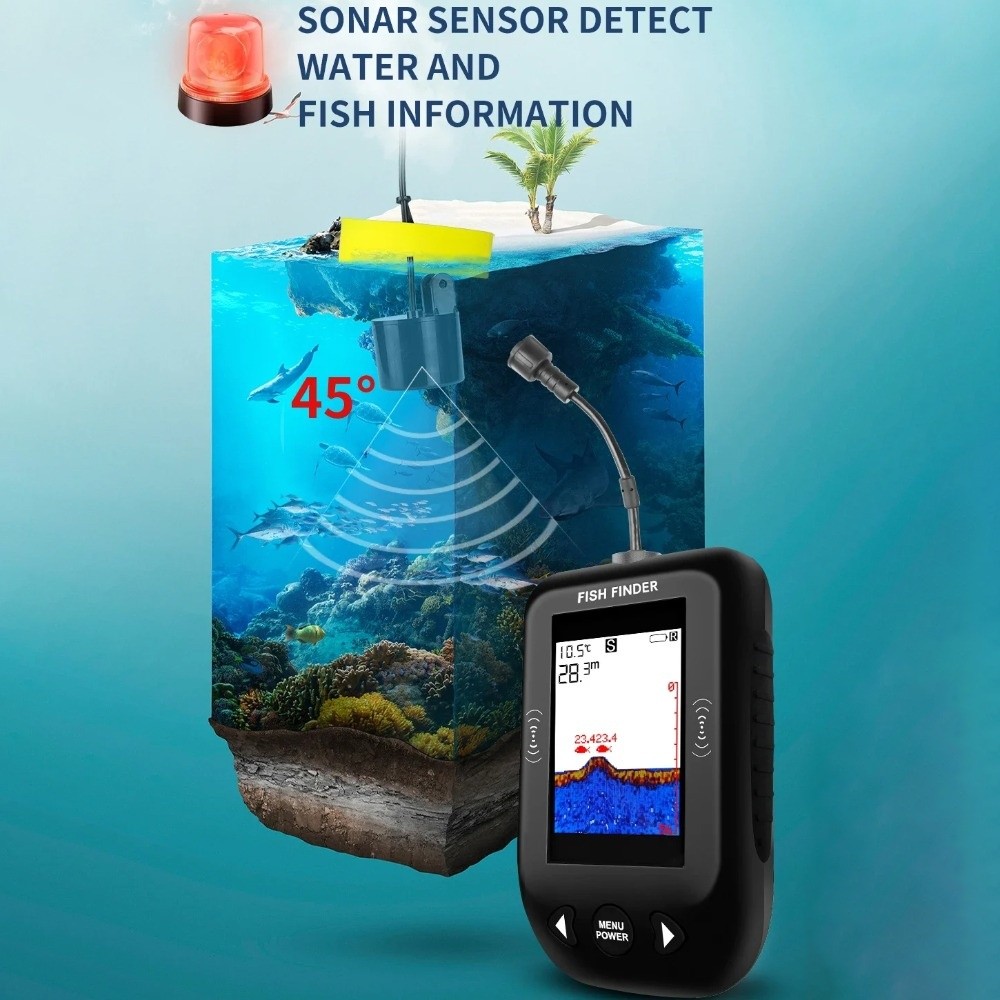 45 Degrees XF03 Fish Finders 1 - Fish Finder Portable reseña y precio