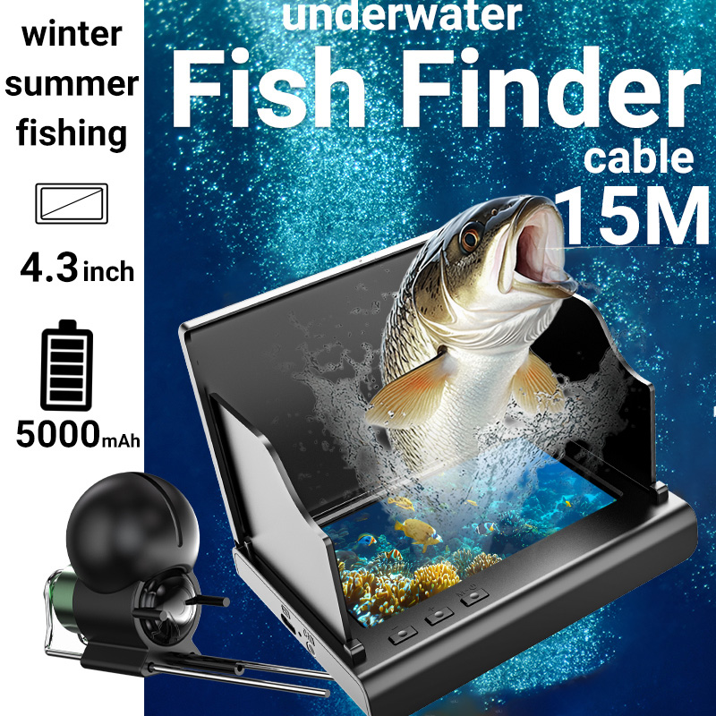 4.3 Inch Ice Fishing Camera Fi - Fishing Depth Finder reseña y precio
