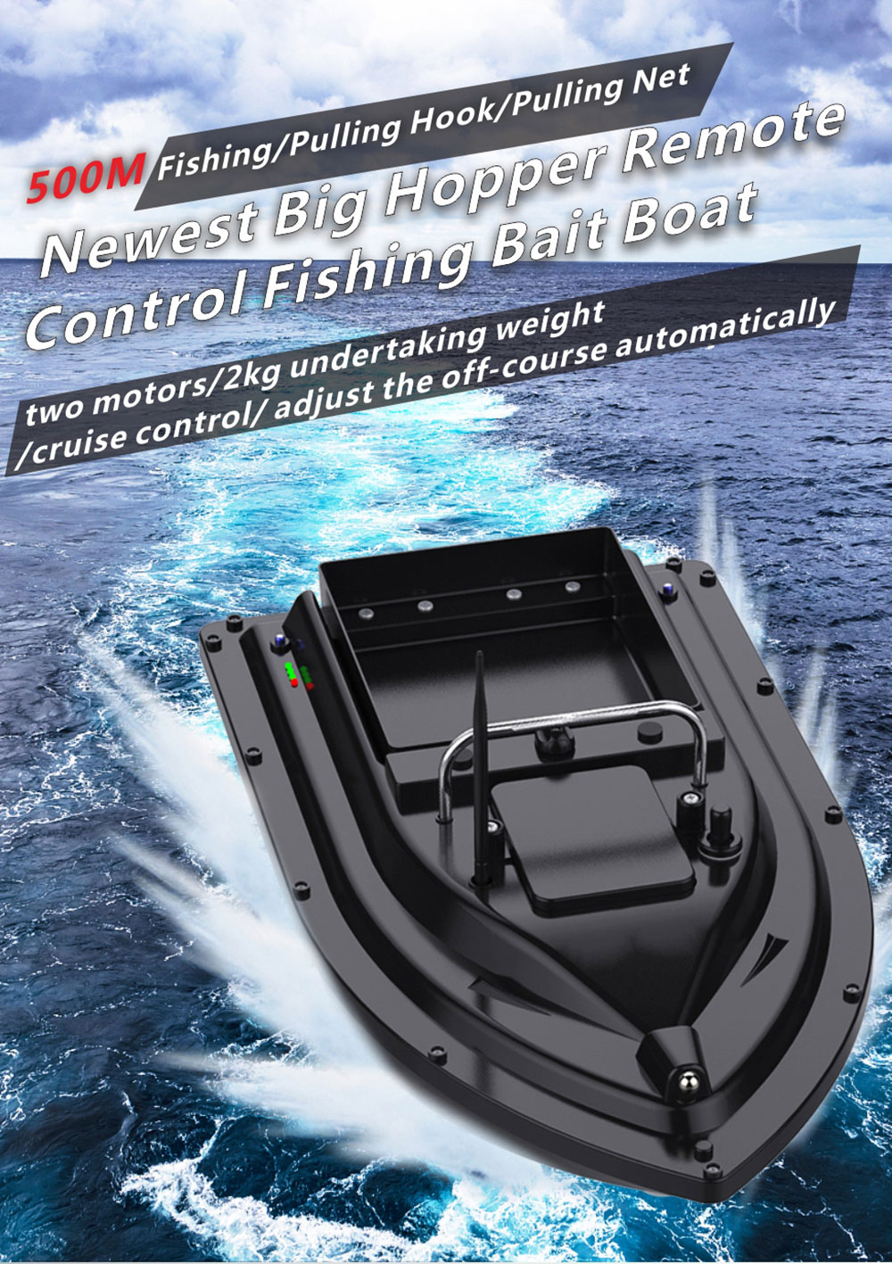 Bait Boat With GPS Positioning - Fishing Gps reseña y precio