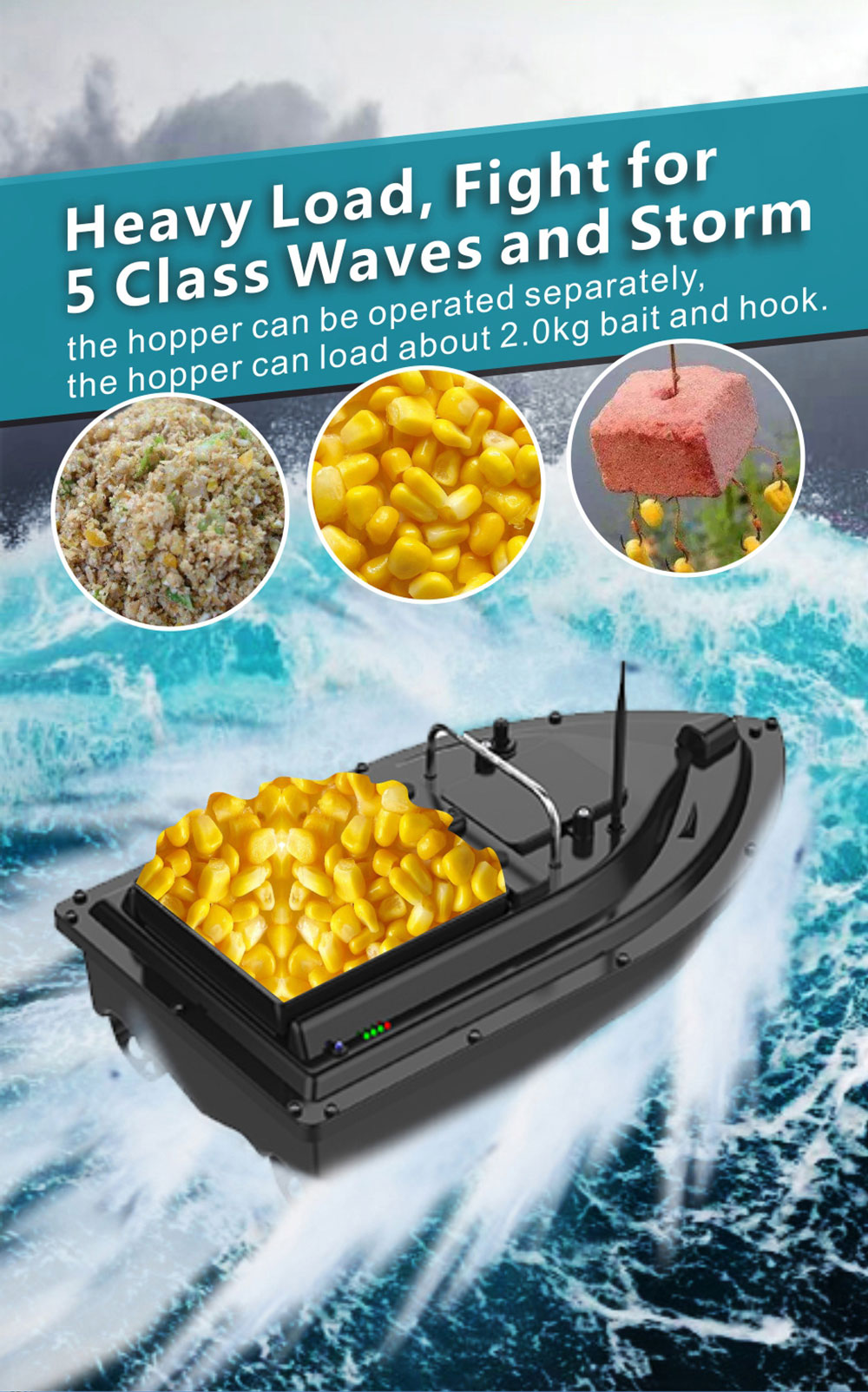 Bait Boat With GPS Positioning - Fishing Gps reseña y precio