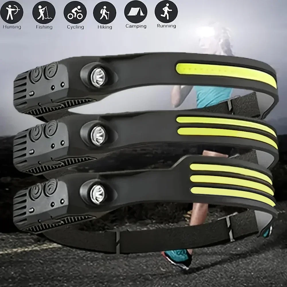 LED Sensor Headlamp USB Rechar - Fish Finder Battery reseña y precio