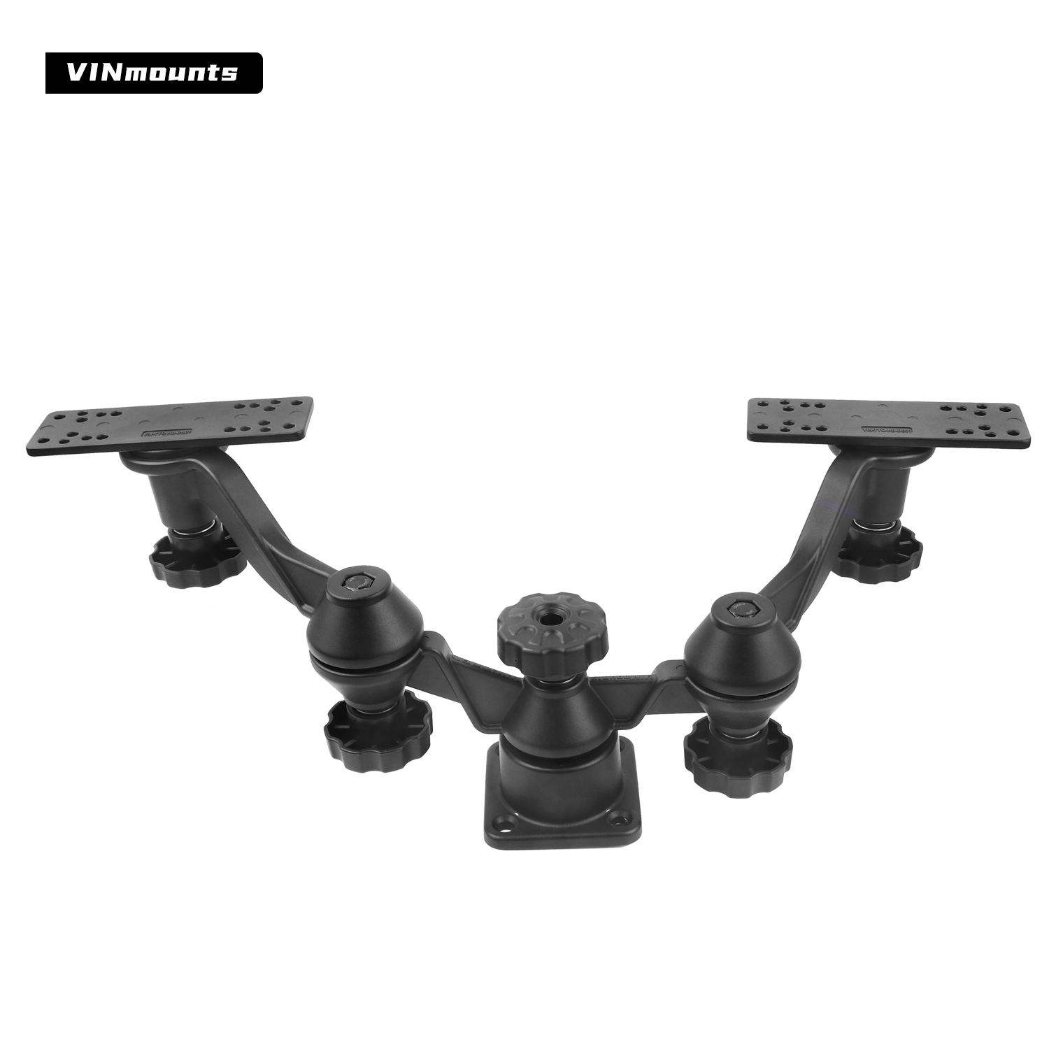 Horizontal boom dual-arm fishf - Fish Finder reseña y precio