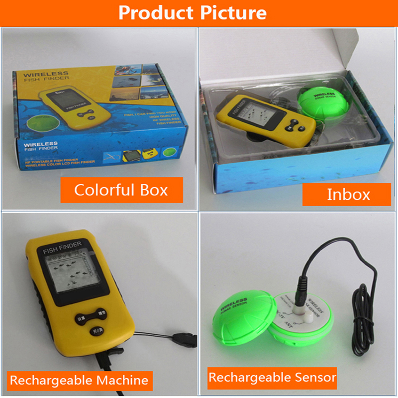 Brand New KDR Colorful Wireles - Fish Finder Transducer reseña y precio