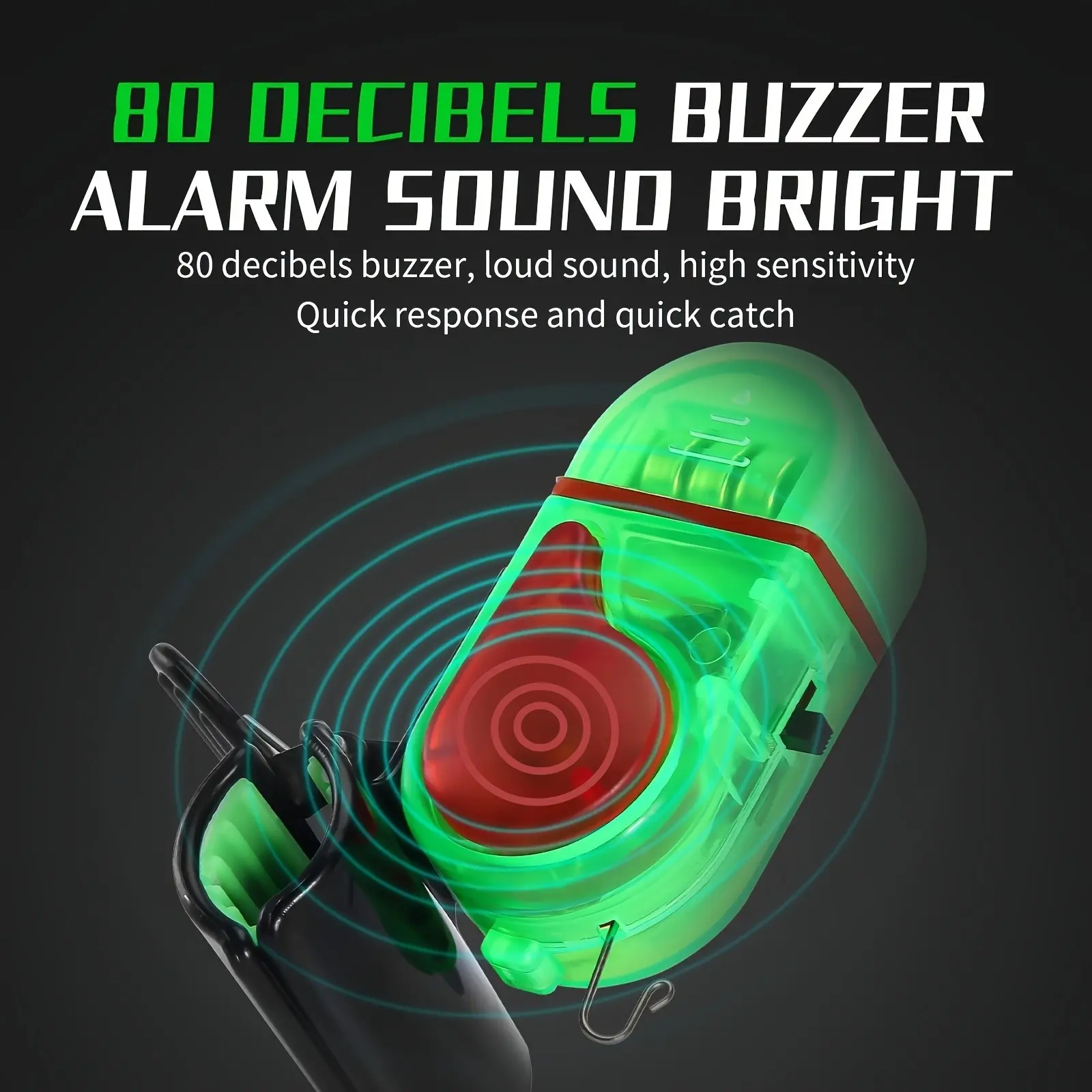 2PCS LED Fishing Bite Alarm, 2 - Bite Alarm reseña y precio