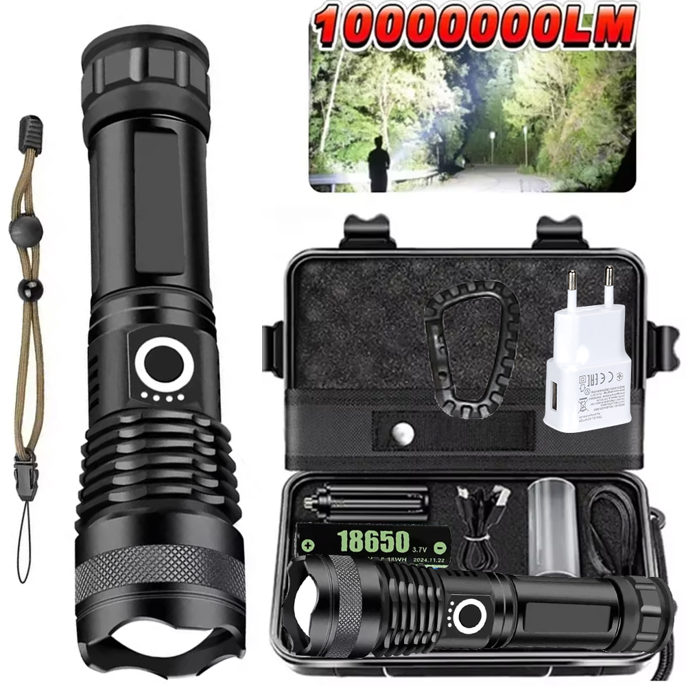 High Power LED Flashlight Rech - Fishing Light reseña y precio