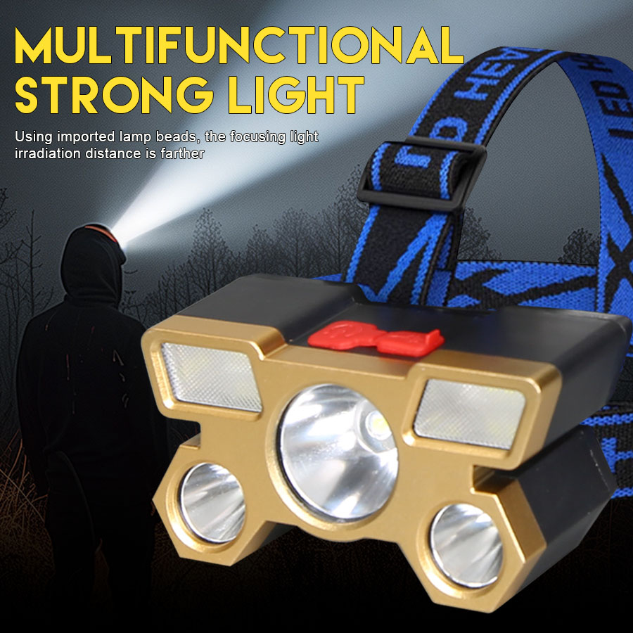 Rechargeable LED Headlamp 5 LE - Fishing Light reseña y precio