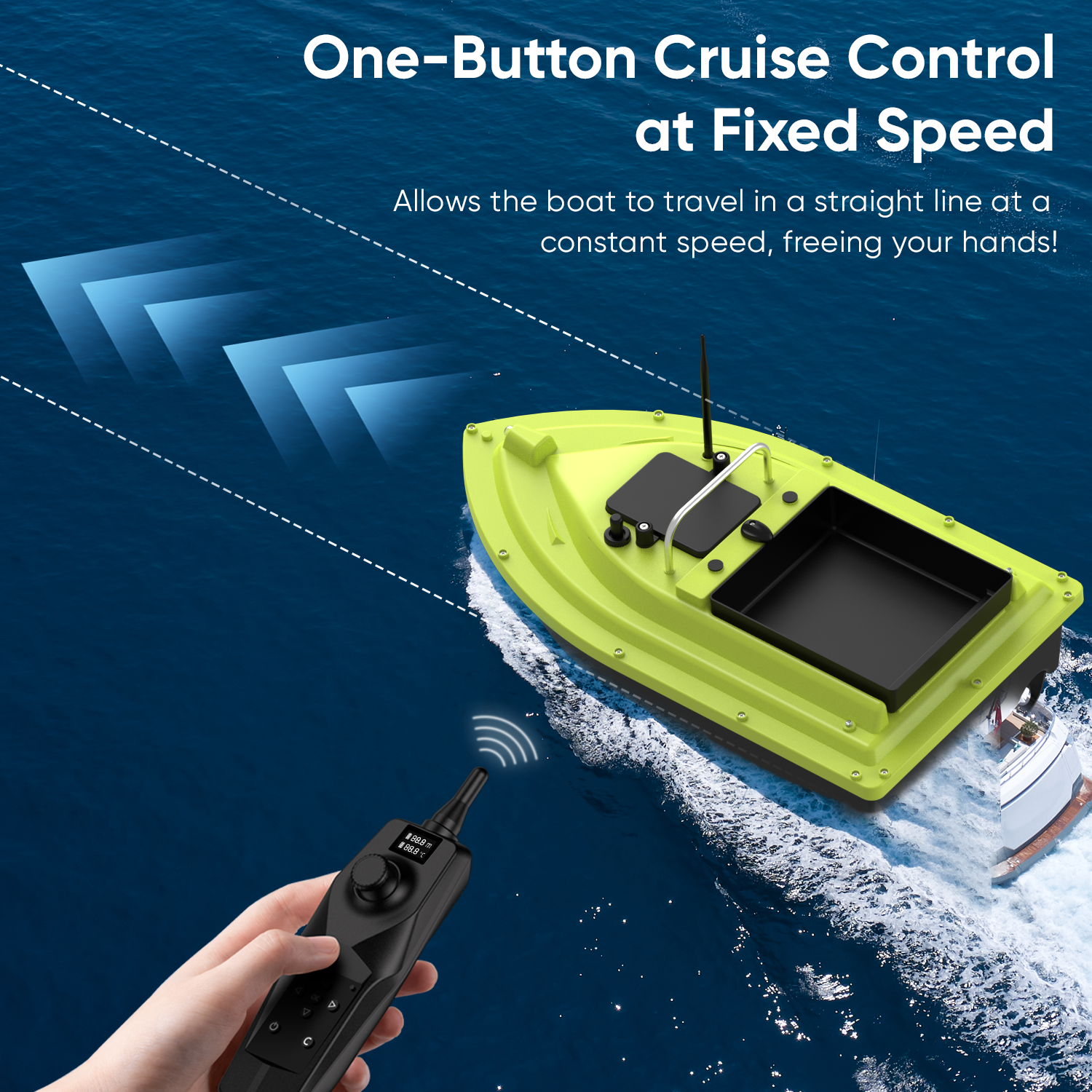 D36 RC Fishing Bait Boat with  - Fishing Depth Finder reseña y precio