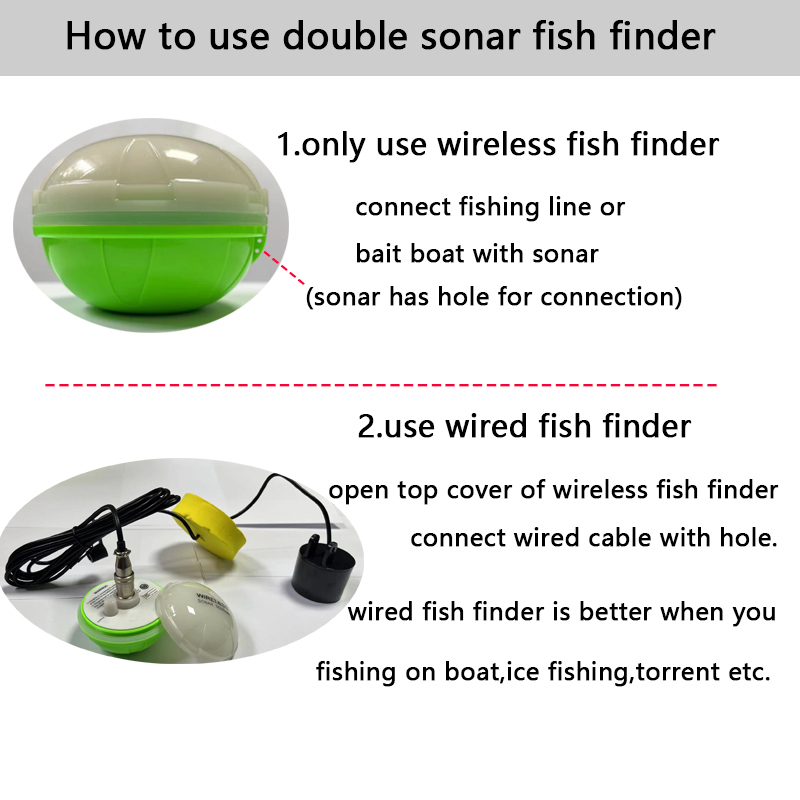 Portable Bluetooth Wireless So - Fish Finder Portable reseña y precio